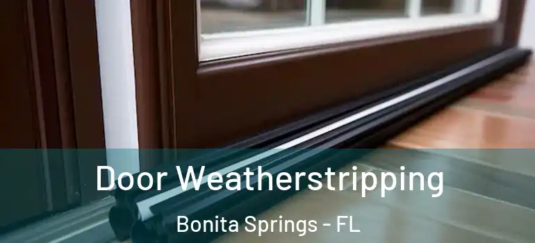  Door Weatherstripping Bonita Springs - FL