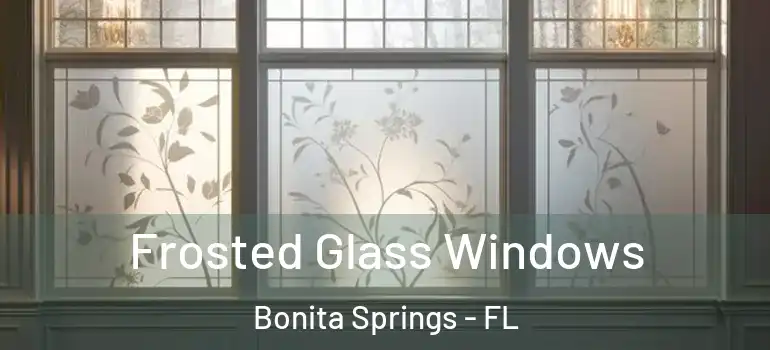  Frosted Glass Windows Bonita Springs - FL