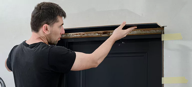 Wood Door Hole Repair in Bonita Springs, FL
