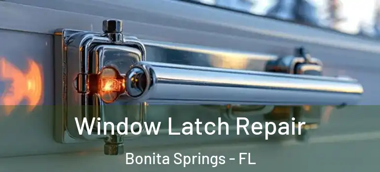  Window Latch Repair Bonita Springs - FL